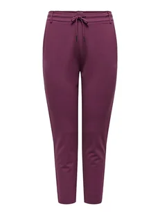 ONLY Spodnie dresowe w kolorze fioletowym - Spodnie sportowe damskie - miniaturka - grafika 1