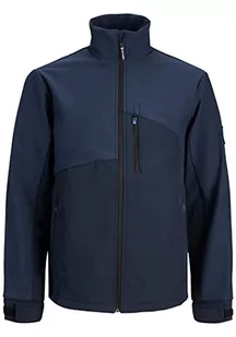 JACK & JONES Męska kurtka softshellowa Jcoarc, granatowy blezer, XL - Kurtki męskie - miniaturka - grafika 1