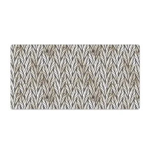 Wytrzymała mata Marmurowe liście roślin 120x60 cm - Podkładki na biurko - miniaturka - grafika 1