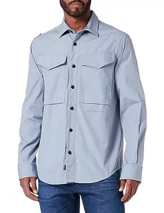 G-STAR RAW Męska koszula Cargo Regular, Szary (Dim Grey D22971-d384-3885), XL - Koszule męskie - miniaturka - grafika 1