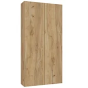 Szafki łazienkowe - Szafka łazienkowa wisząca 60x20x120 cm Duo Dąb złoty Defra - miniaturka - grafika 1