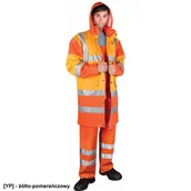 Odzież robocza - Reis Płaszcz ochronny przeciwdeszczowy XXL żółto-pomarańczowy 113L600 - miniaturka - grafika 1