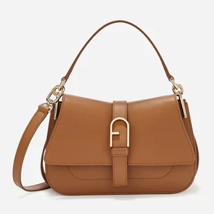 Torebka crossbody damska ze skóry naturalnej Furla WB01032BX2045RY0001007 Brązowa (8050597481159) - Torebki damskie - miniaturka - grafika 1