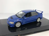 Samochody i pojazdy dla dzieci - Autoart Mitsubishi Lancer Evo Vii  Blue 2001 1:43 57163 - miniaturka - grafika 1