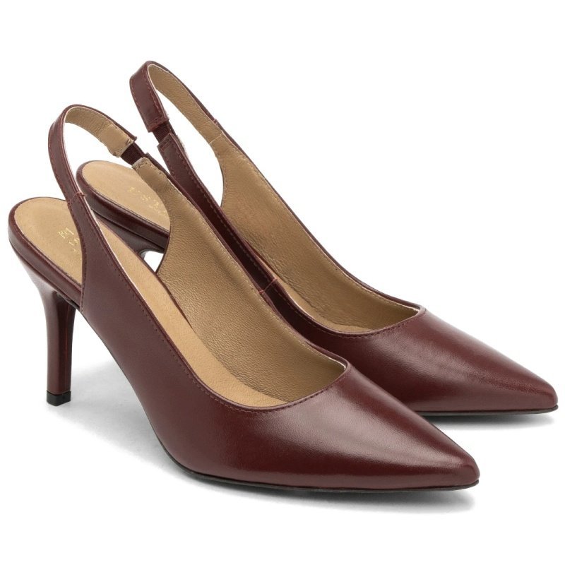 Czółenka damskie z odkrytą piętą Ryłko 8ZES6_T5 __JHF R.38