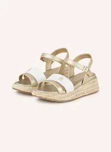 Tommy Hilfiger Sandały gold - Sandały damskie - miniaturka - grafika 1
