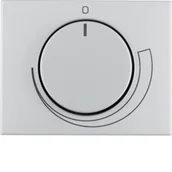 Inne akcesoria elektryczne - Berker Pokrywa z pokrętłem regulacyjnym do regulatora obrotów Berker K.5 aluminium - miniaturka - grafika 1