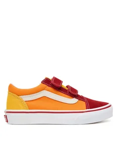 Vans Tenisówki Old Skool V Retro VN000CYABMC1 Pomarańczowy - Buty dla chłopców - miniaturka - grafika 1