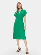 Sukienki - Tommy Hilfiger Sukienka codzienna WW0WW41868 Zielony Regular Fit - miniaturka - grafika 1