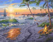 Malowanie po numerach - Twoje Hobby Malowanie po numerach - Wypoczynek.. 40x50cm - miniaturka - grafika 1