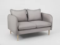 Sofy i kanapy - Sofa 2-osobowa INSTIT POSH WOOD, stalowa, 90x145x89 cm - miniaturka - grafika 1