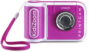 VTech Kidizoom Print Cam pink - Zabawki interaktywne dla dzieci - miniaturka - grafika 1