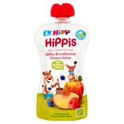 Desery dla dzieci - Hipp Jabłka-Brzoskwinie-Owoce leśne Mus owocowy po 6. miesiącu BIO - miniaturka - grafika 1