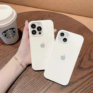 Silikonowe etui na telefon iPhone 13 Biały - Etui i futerały do telefonów - miniaturka - grafika 1