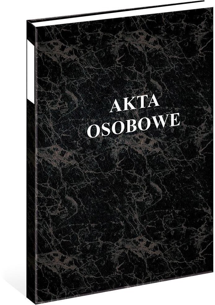 Interdruk Teczka akt osobowych A4 oklejana czarna 5szt EDUKAMP