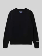 Swetry dla chłopców - Sweter o kroju regular fit z efektem dzianiny model ‘Jorno’ - miniaturka - grafika 1