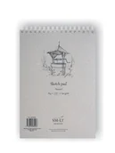 Notesy i bloczki - SM.LT EB-100TS/NT Authentic Line A4 bloku rysunkowego, 100 GM bezchlorowy ekologiczny papier, 100 stron, naturalny EB-100TS/NT - miniaturka - grafika 1