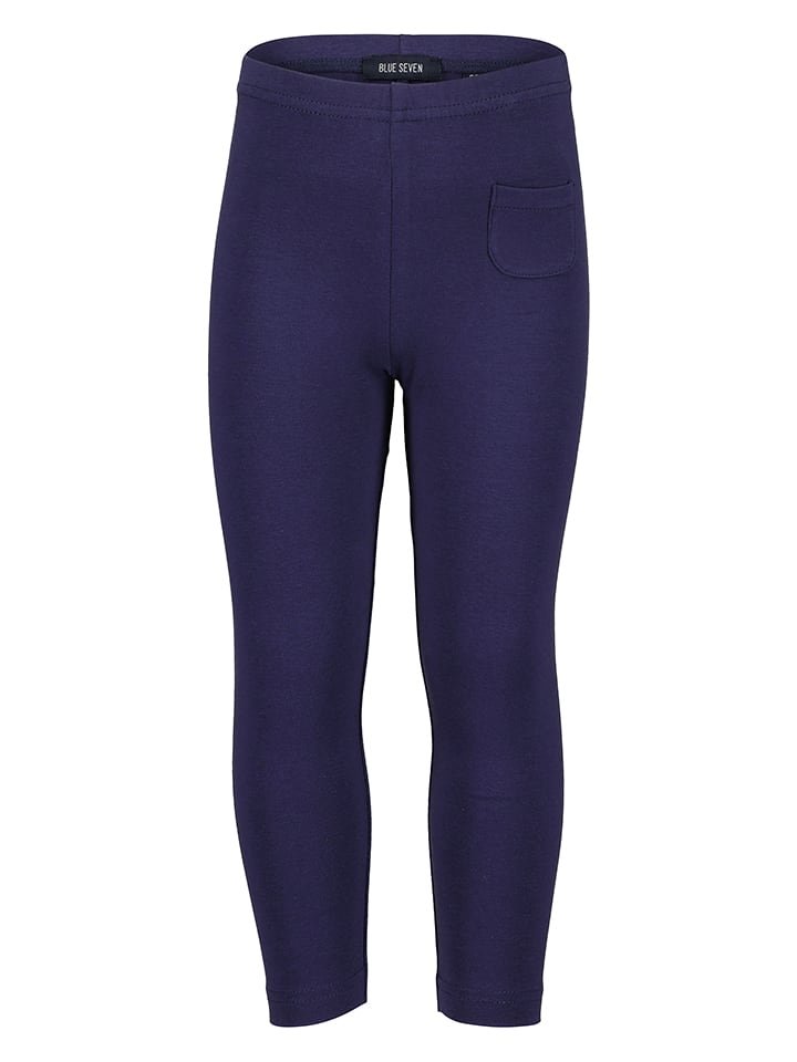 Blue Seven Legginsy w kolorze granatowym