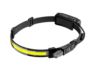 AW LATARKA CZOŁOWA BRIGHTBAR LED Z CZUJNIKIEM RUCHU BLACK LINE - Latarki - miniaturka - grafika 1
