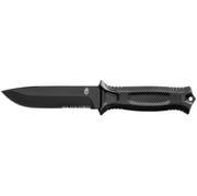 Noże - Nóż survivalowy GERBER Strongarm Fixed Serrated Black - DARMOWY PACZKOMAT OD 799zł - miniaturka - grafika 1