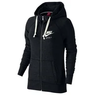 Bluzy damskie - Nike W Nsw Gym Vntg bluza damska z kapturem czarny Black/(Sail) M CJ1694-010-Medium - miniaturka - grafika 1