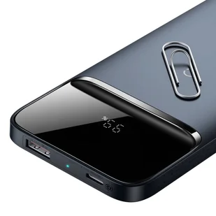 Baseus power bank 10000 mAh 20 W (Power Delivery / Quick Charge) magnetyczna bezprzewodowa ładowarka Qi 10 W (kompatybilna z MagSafe do iPhone) niebieski (PPMT-03) - Ładowarki do telefonów - miniaturka - grafika 7