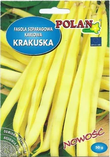 Fasola Zwykła Karłowa Krakuska 50g Polan - Nasiona i cebule - miniaturka - grafika 1
