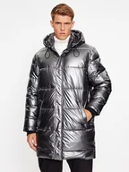 Kurtki męskie - Guess Kurtka zimowa M3BL43 WEHC0 Srebrny Regular Fit - miniaturka - grafika 1