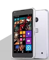 Etui i futerały do telefonów - Bumper Alu Microsoft Lumia 550 Srebrny - miniaturka - grafika 1