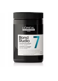 Loreal Blond Studio Multi-Techniques Puder rozjaśniający do 7 tonów 500 g - Farby do włosów i szampony koloryzujące - miniaturka - grafika 1