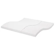 Materace - vidaXL Materac piankowy, biały 200x200 cm, 7-strefowy, twardość 20 ILD - miniaturka - grafika 1