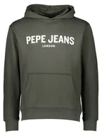 Bluzy męskie - Pepe Jeans Bluza w kolorze ciemnozielonym - miniaturka - grafika 1