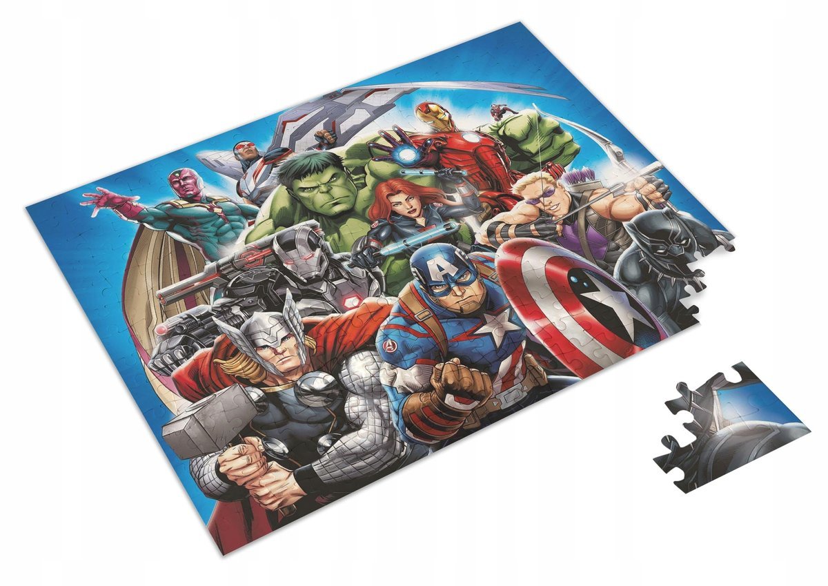 Puzzle Avengers Marvel Bohaterowie + Imię pudełko A3 252 el. #6