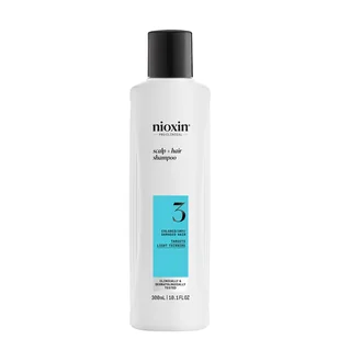 Nioxin System 3 szampon oczyszczający do włosów farbowanych, lekko przerzedzonych, 300ml - Szampony do włosów - miniaturka - grafika 1