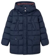 Kurtki i płaszcze dla chłopców - Hackett London Kurtka chłopięca o długiej długości, Niebieski (granatowy), 3 Lat - miniaturka - grafika 1