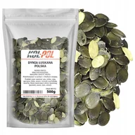 Ziarna i nasiona roślin strączkowych - PESTKI DYNI POLSKIE 500g Łuskane naturalne świeże wysoka jakość Kol-Pol - miniaturka - grafika 1