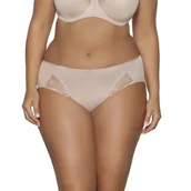 Komplety bielizny - Figi damskie z koronką i kokardką AV 2110 beżowe XXL - miniaturka - grafika 1