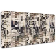 Podkładki na biurko - Mata ochronna na biurko Styl Boho Płytki 100x50 cm, Dywanomat - miniaturka - grafika 1