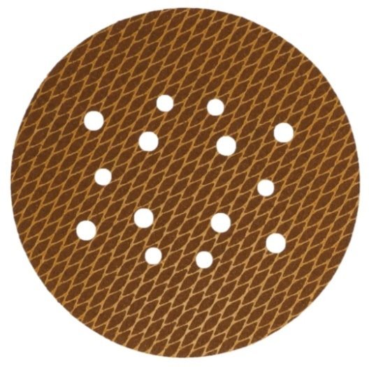 Dedra Tarczki ścierne Anti-clogg 225mm, #240, rzep, zestaw 5szt