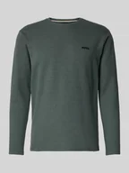 Koszulki męskie - Bluzka z długim rękawem o kroju regular fit z mieszanki bawełny - miniaturka - grafika 1