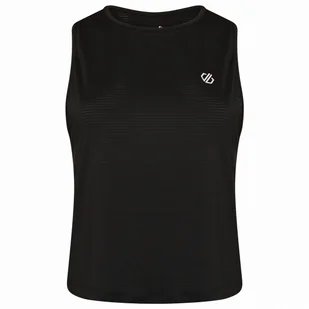 Damski podkoszulek Dare 2b Meditate Crop Top Rozmiar: XXL / Kolor: czarny - Koszulki sportowe damskie - miniaturka - grafika 1