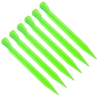 Akcesoria turystyczne - Śledzie do namiotów turystycznych High Peak plastikowe 6szt - miniaturka - grafika 1