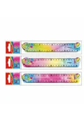 Kredki, ołówki, pastele i pisaki - Linijka elastyczna tęczowa 20cm Keyroad mix cena za 1 szt - miniaturka - grafika 1