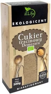 BioLife Cukier trzcinowy Demerara Ekologiczny 500 g - Cukier i słodziki - miniaturka - grafika 1