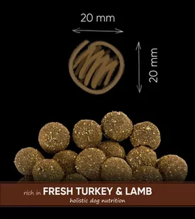 SAVORY KARMA SUCHA Z INDYKIEM Z JAGNIĘCINĄ DLA PSÓW DOROSŁYCH DUŻYCH RAS 12 KG - Sucha karma dla psów - miniaturka - grafika 1