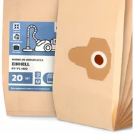 Worki do odkurzaczy - 20x Worek do Odkurzacza Einhell Rt-vc 1420 Papierowy Duży Mocny Worki 2A - miniaturka - grafika 1