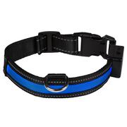Obroże dla psów - Eyenimal obroża LED dla psa, niebieska - Obwód szyi: 40-45 cm - miniaturka - grafika 1