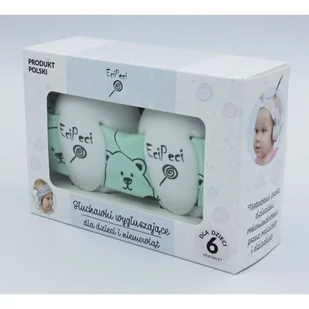 EciPeci, Słuchawki wygłuszające, Panda, Miętowe - Zabezpieczenia dla dzieci - miniaturka - grafika 1
