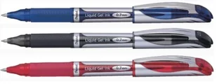 Pentel Gel Ink Roller Liquid EnerGel Xm, grafitu, niebieskie (LR7), grubość kreski 0,35 MM BL57-C - Pióra kulkowe - miniaturka - grafika 5