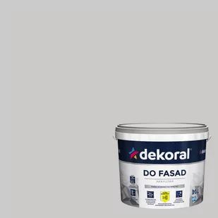Dekoral Farba fasadowa Polinit popielaty 1 l - Farby zewnętrzne - miniaturka - grafika 1